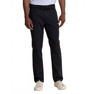 NEW SOUTHERN TIDE men's 5 pocket performance pant in caviar black